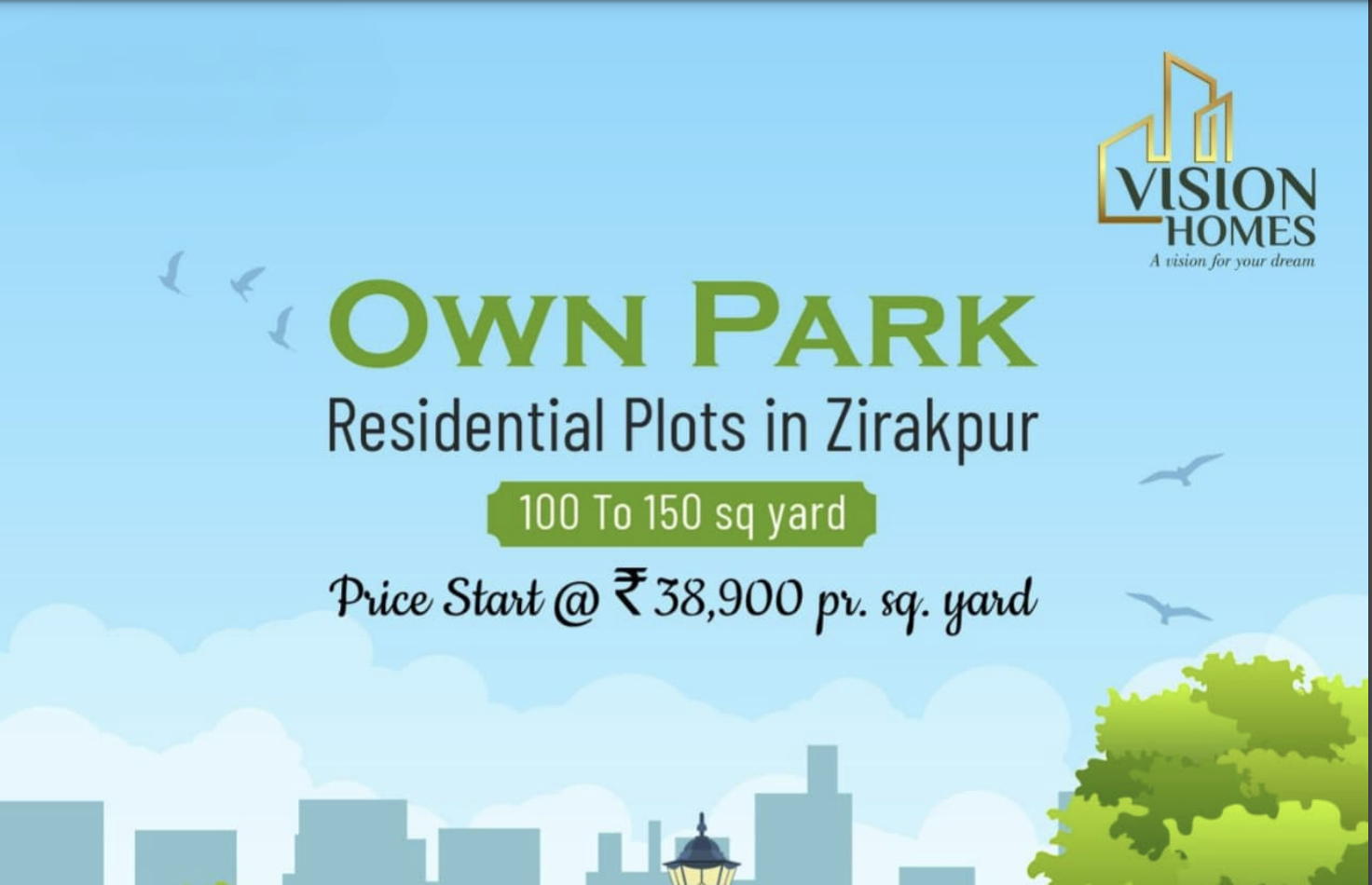 Residential Plots In Vision Homes Zirakpur