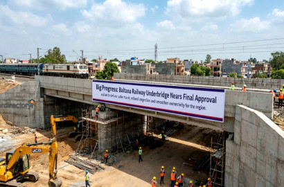 Big Progress: Baltana Railway Underbridge Nears Final Approval