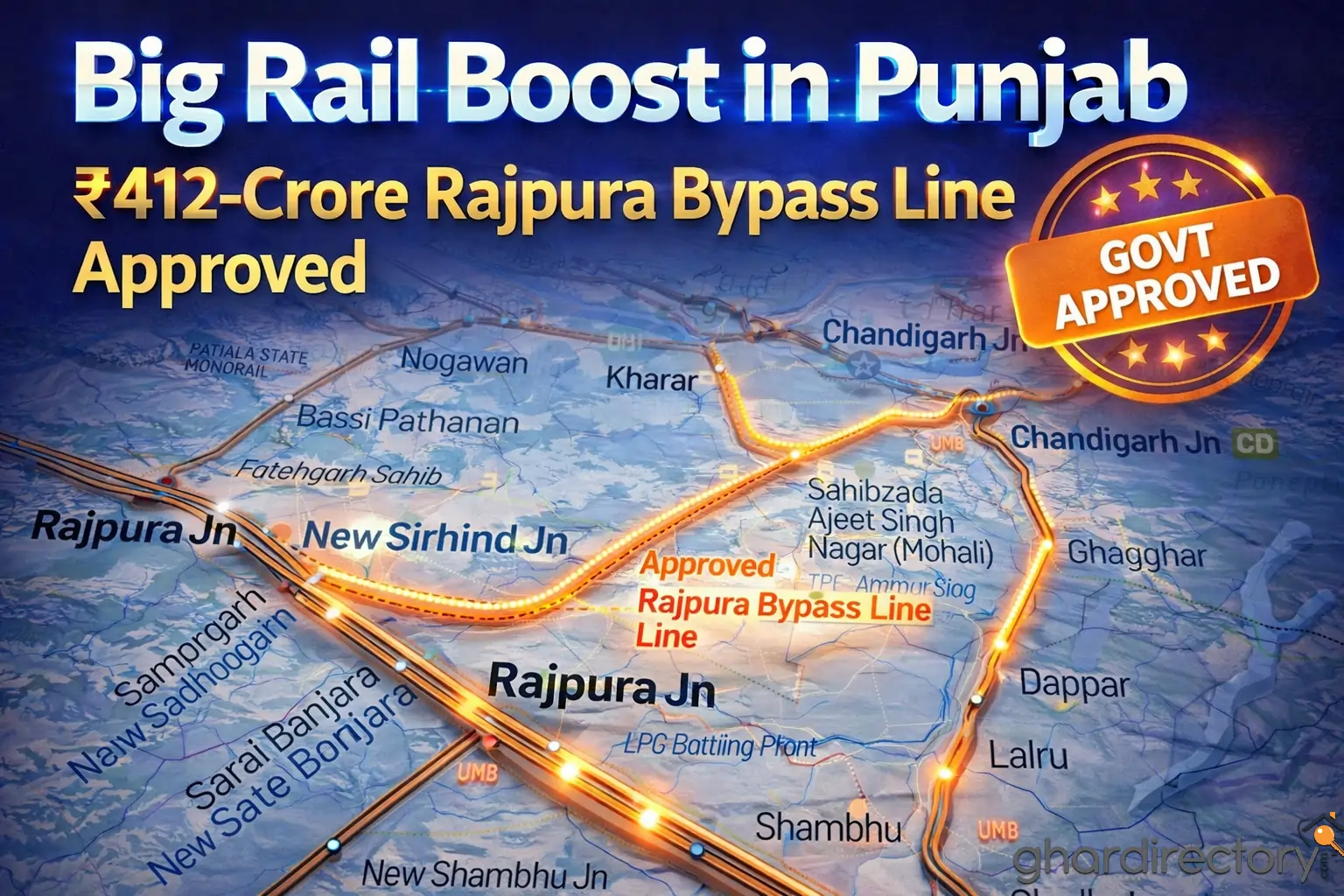 Big Rail Boost in Punjab_ ₹412-Crore Rajpura Bypass Line Approved (1)
