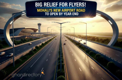 Big Relief for Flyers: Mohali’s New Airport Road to Open by Year End