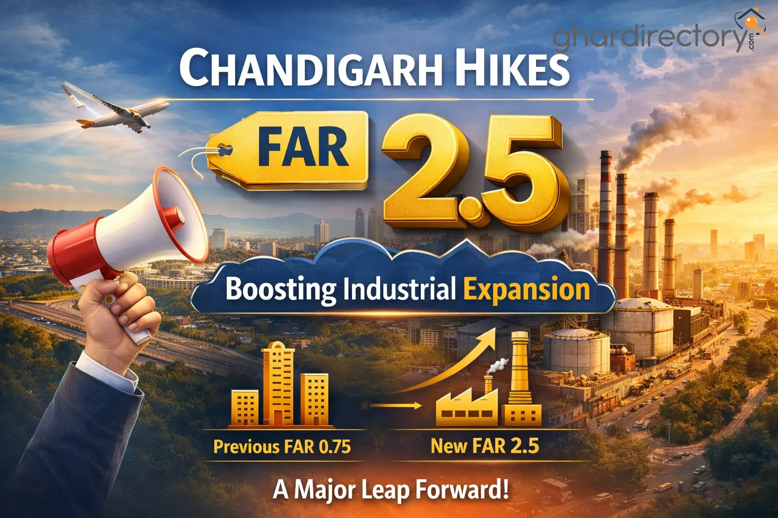 Chandigarh Hikes FAR to 2.5 Fuels Industrial Expansion
