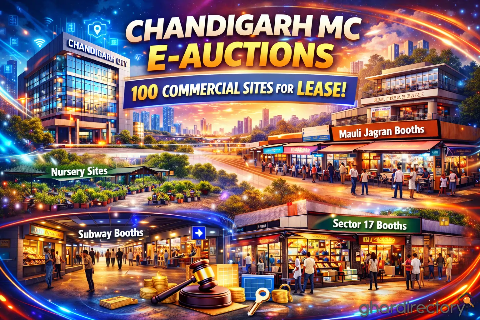 Chandigarh MC E-Auctions 100 Commercial Sites for Lease (1)