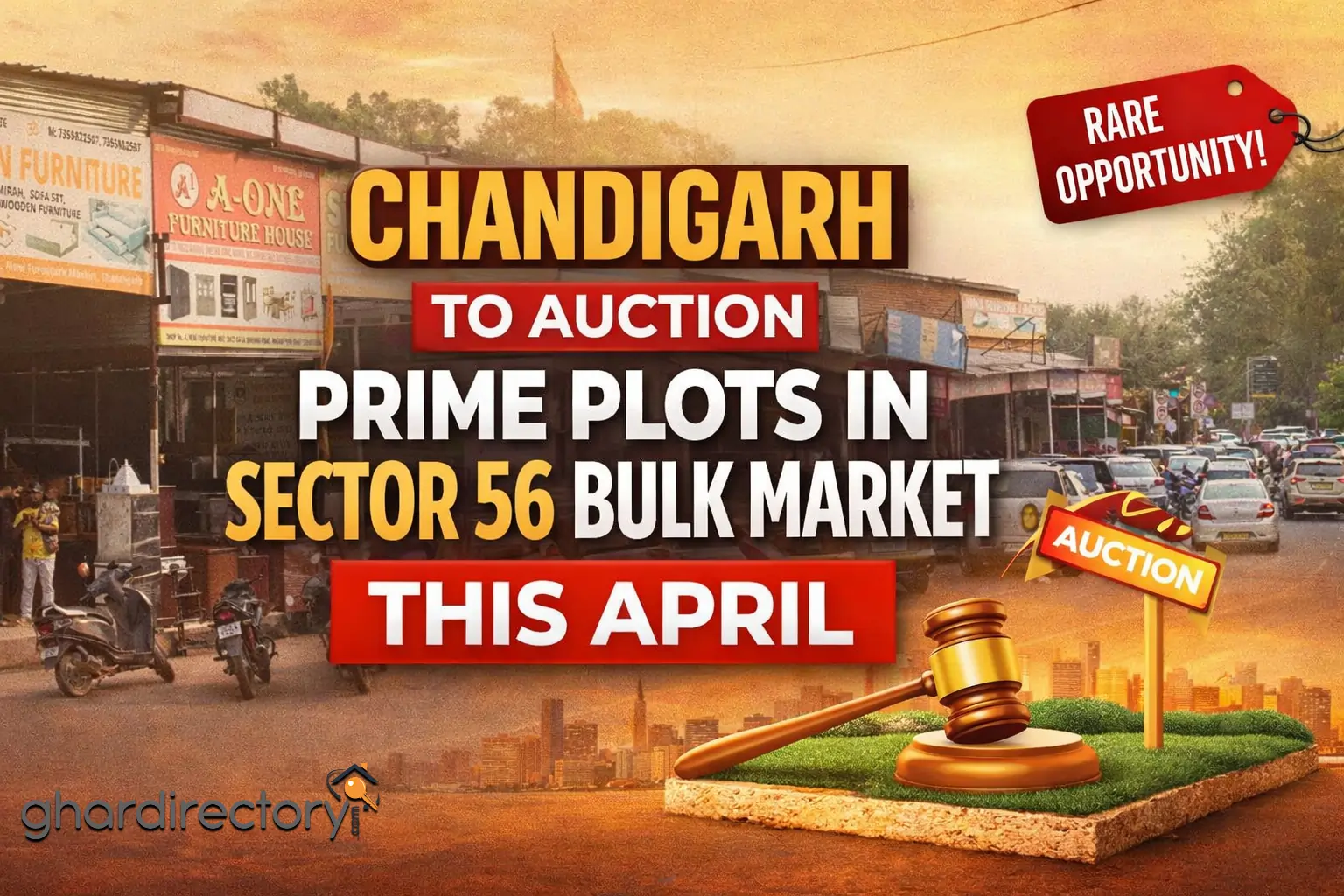 Chandigarh to Auction Prime Plots in Sector 56 Bulk Market This April (1)