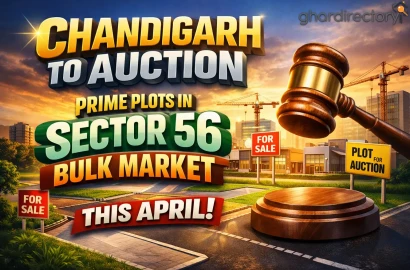 Chandigarh to Auction Prime Plots in Sector 56 Bulk Market This April