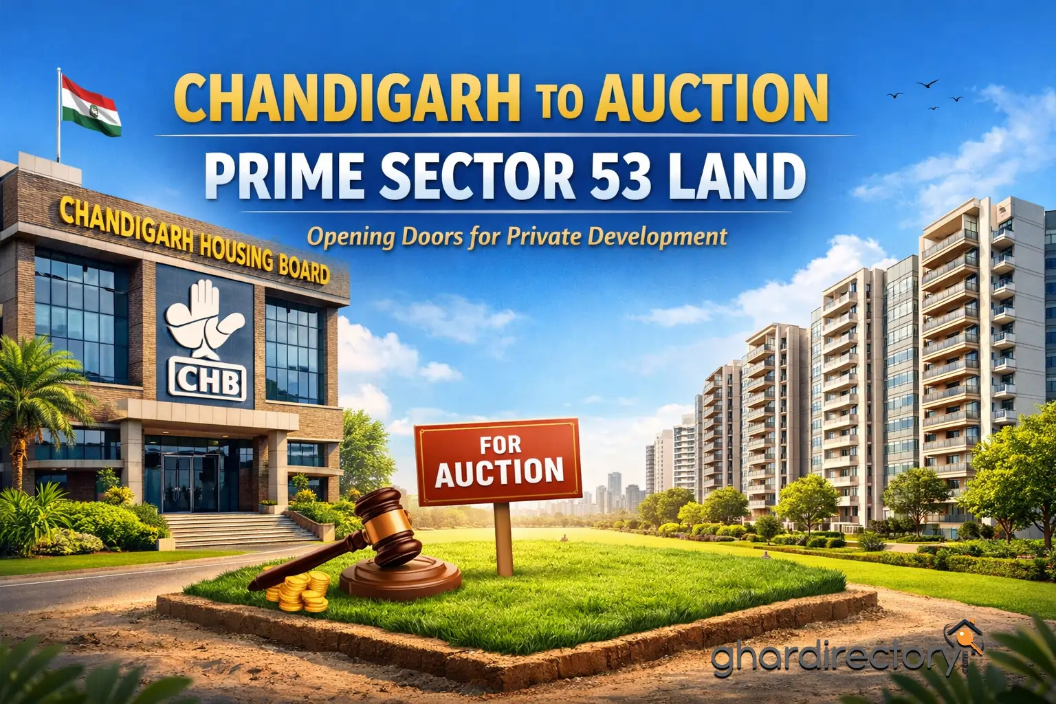 Chandigarh to Auction Prime Sector 53 Land Opening Doors for Private Development (1)