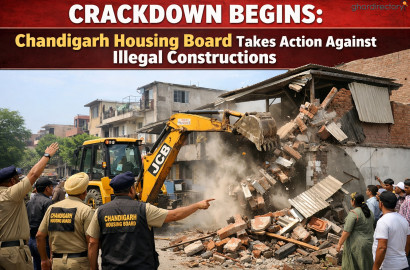 Crackdown Begins: Chandigarh Housing Board Takes Action Against Illegal Constructions