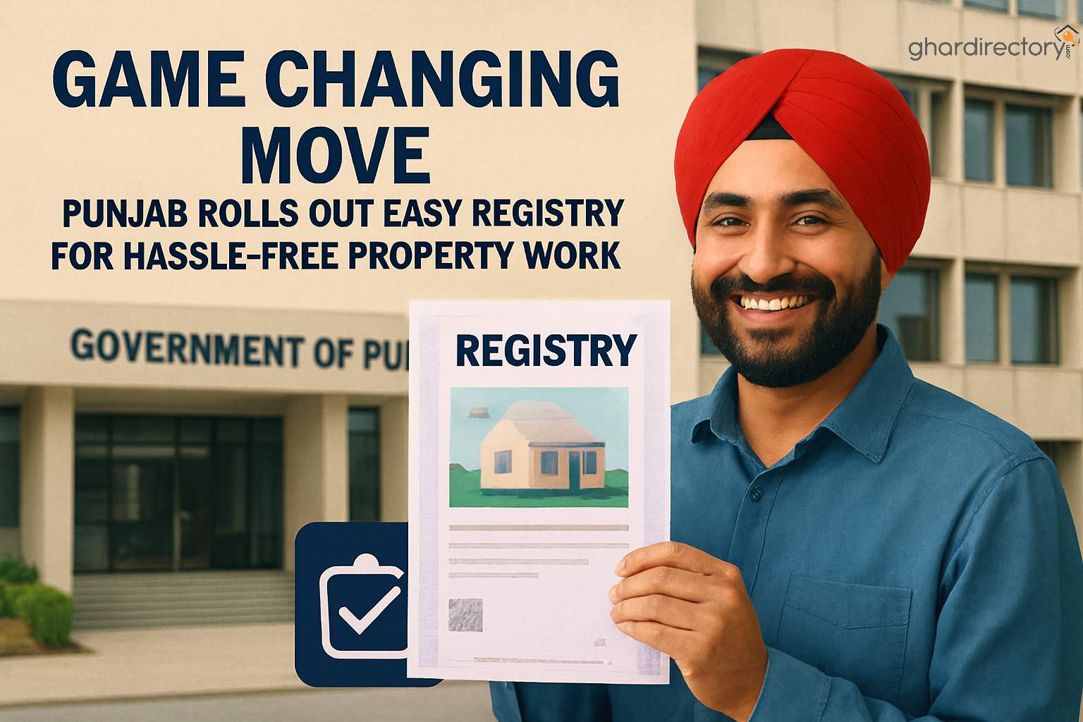 Game Changing Move Punjab Rolls Out Easy Registry Initiative for Hassle Free Property Work
