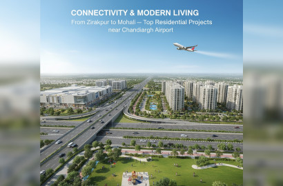 From Zirakpur to Mohali — Top Residential Projects near Chandigarh Airport