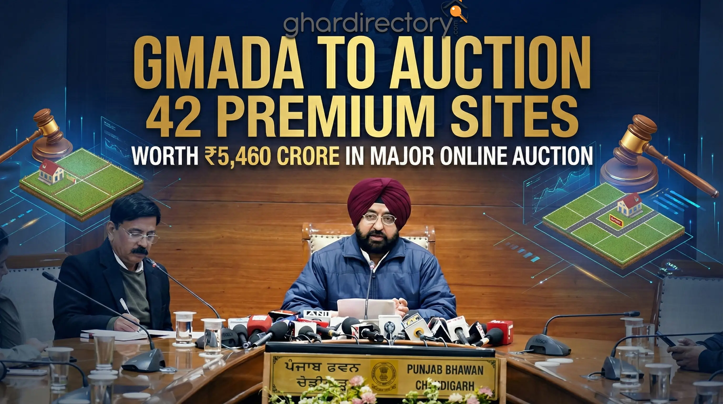 GMADA to Auction 42 Premium Sites Worth ₹5,460 Crore in Major Online Auction  (1)