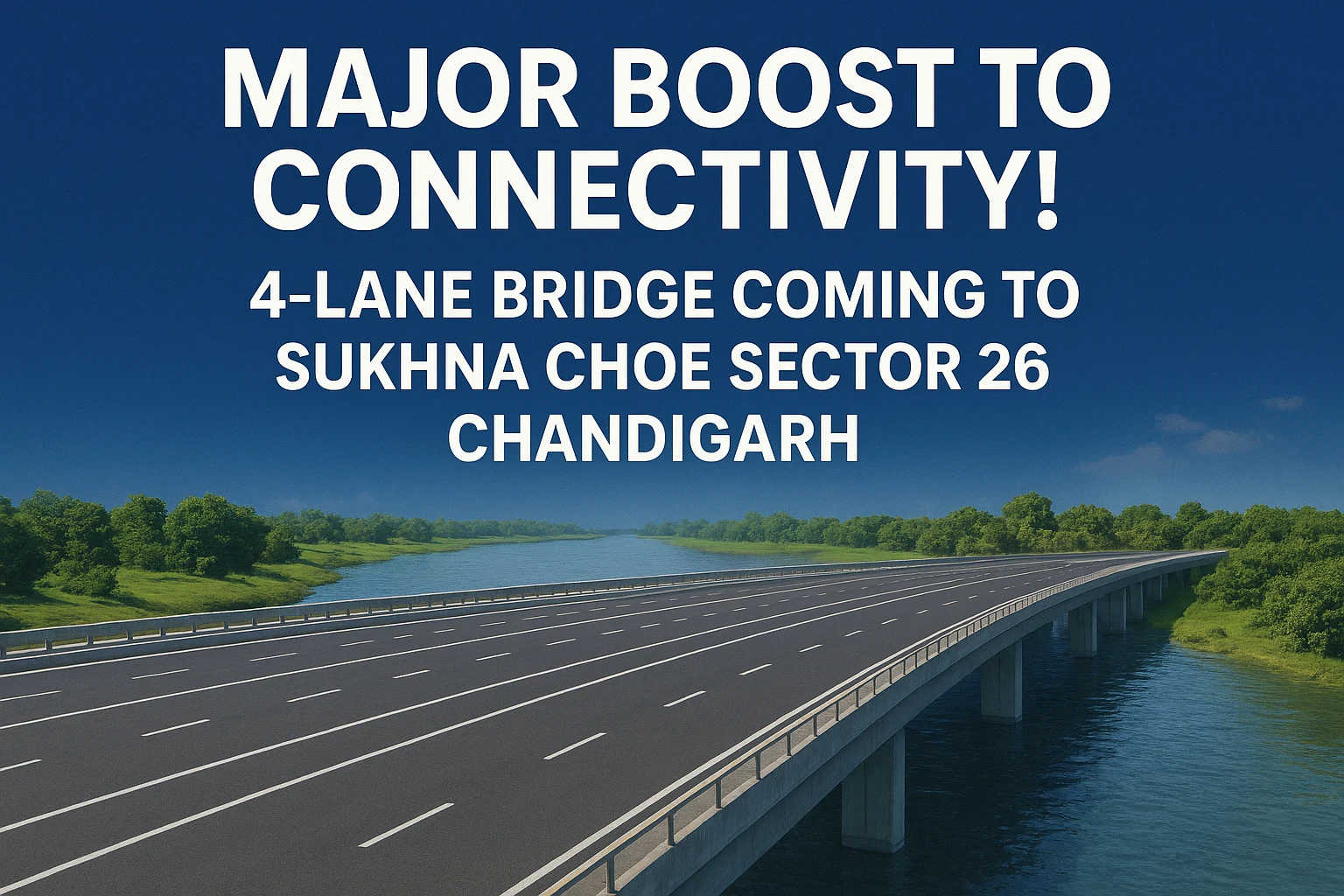 Major Boost to Connectivity! 4-Lane Bridge Coming to Sukhna Choe Sector ...