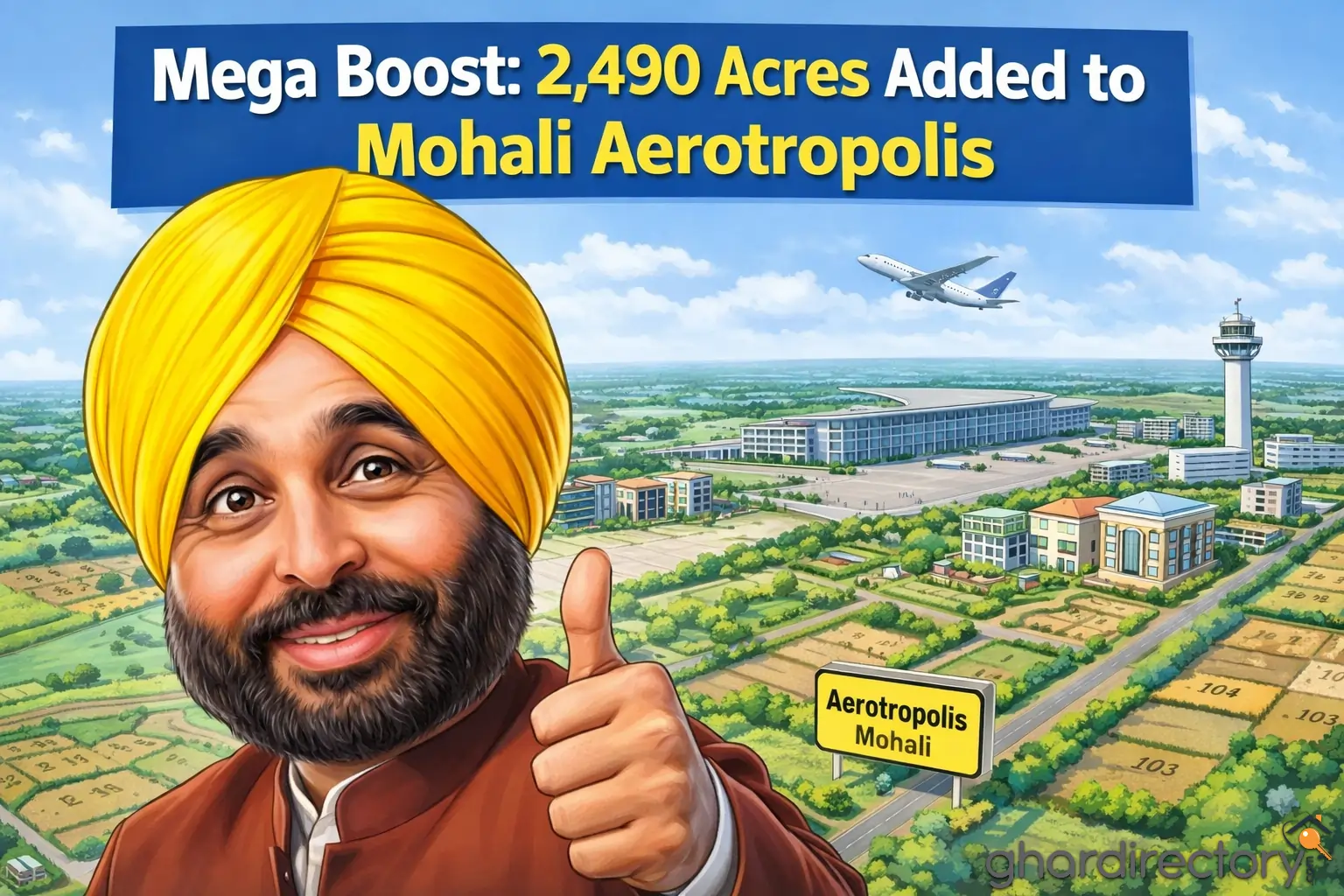 Mega Boost_ 2,490 Acres Added to Mohali Aerotropolis (2)