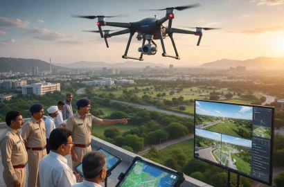 Panchkula Adopts Drone Mapping: A New Era of Urban Land Surveys