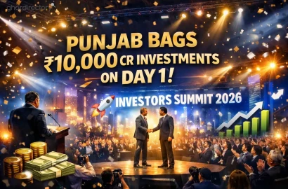 Punjab Bags ₹10,000 Cr Investments on Day 1 | Investors Summit 2026 🚀