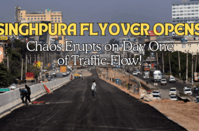 Singhpura Flyover Opens, Chaos Erupts on Day One of Traffic Flow!