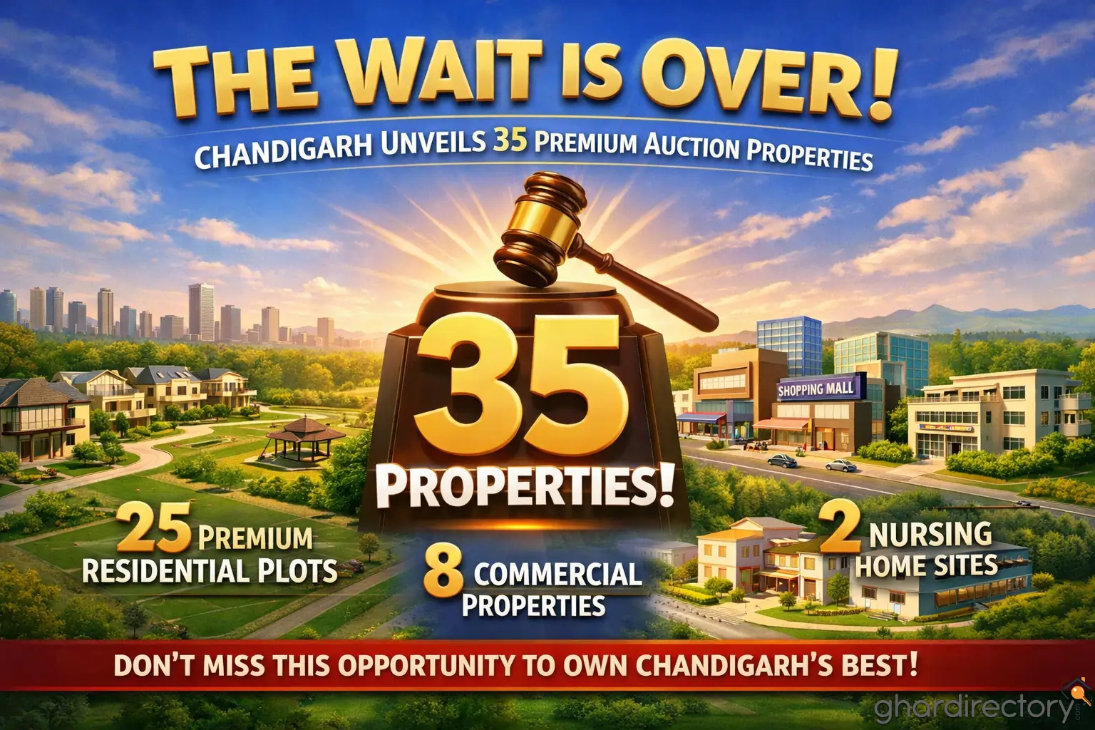 The Wait is Over_ Chandigarh Unveils 35 Premium Auction Properties