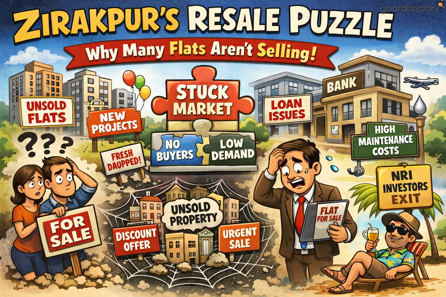 Zirakpur’s Resale Puzzle_ Why Many Flats Aren’t Selling